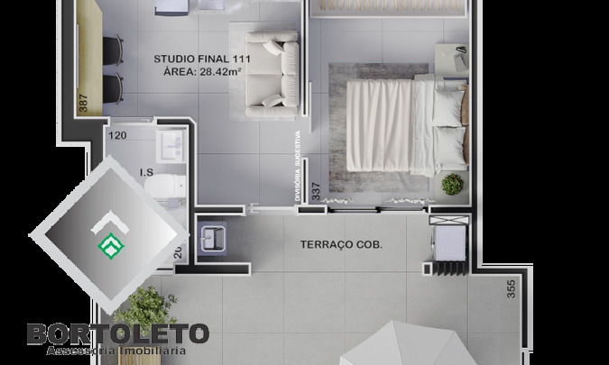 Apartamento, 1 quarto, 29 m² - Foto 14