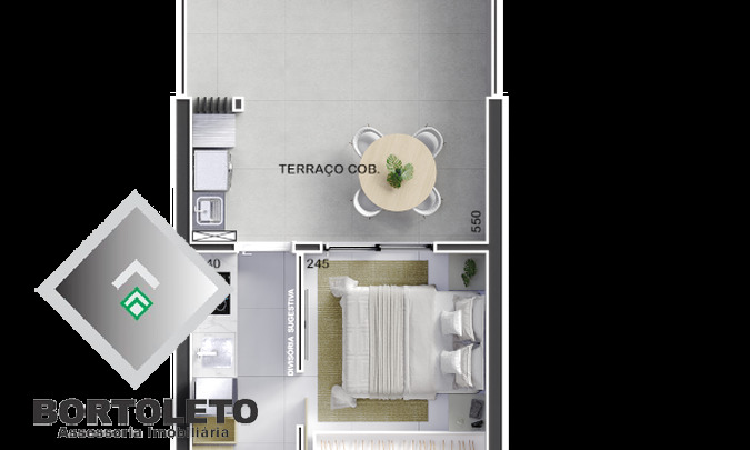 Apartamento, 1 quarto, 29 m² - Foto 16