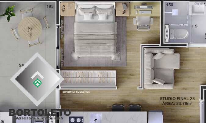 Apartamento, 1 quarto, 29 m² - Foto 21