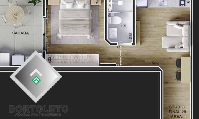 Apartamento, 1 quarto, 29 m² - Foto 23